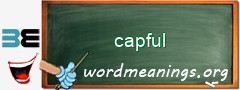 WordMeaning blackboard for capful